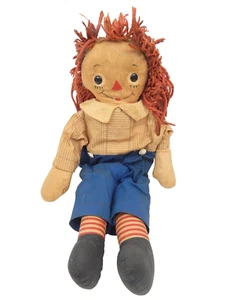 Muñeca antigua Ann Buddy 6K Raggedy Cloth Rags - Imagen 1 de 10