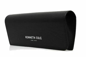 KENNETH COLE Black Case for Eyeglasses Sunglasses Faux Leather New Authentic