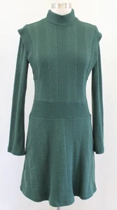 Neu mit Etikett Maeve Anthropologie grün schulterfrei Pullover Strickkleid Größe S gerippt - Bild 1 von 8