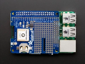 Adafruit Ultimate GPS HAT for Raspberry Pi A+/B+/Pi 2/3/4/Pi 5 - Mini Kit - Picture 1 of 9
