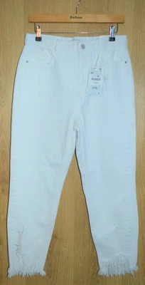 Zara Trafaluc Denimwear High Waiat Mom Fit  White Denim Jeans - EU40 - UK12 - Image 1 of 4