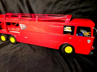 Norev Fiat Bartoletti 306/2 JCB Racing Transporter 1:18 Scale Inv. #5783 - Image 1 of 4