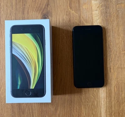 Apple iPhone SE (2020) 2. Generation, 128GB, Black, Dual-SIM, 4G, 84% - Bild 1 von 4