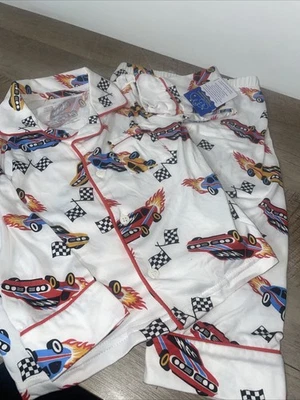 Conjunto de camisa y pantalón pijama Joe Max Jr. Race Car  Foto 1 de 4