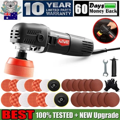 Rotary Car Polisher Buffer Sander Mini Polishing Machine 75mm 100mm Polish Pads - image 1 of 4