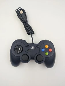 Logitech G F310 Wired Gamepad Controller Blue/Black | Clean + Tested  - Picture 1 of 4