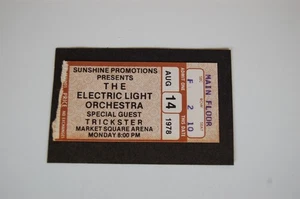 1978 Electric Light Orchestra Concert Ticket - Market Square Arena Indianapolis - Picture 1 of 2