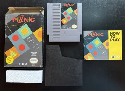 Puzznic Complete in Box CIB Near Mint w/Factory Plastic (Nintendo, NES 1990)🔥 - Image 1 of 4
