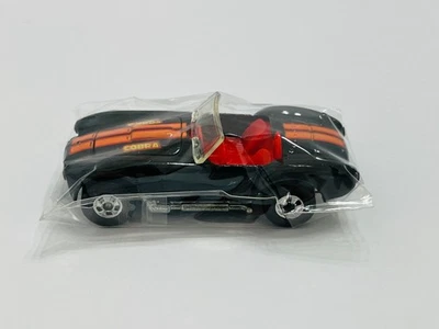 Hot Wheels Blackwall Cobra Mustang Negro con Rayas Rojas Larry Wood ¡Casi Como Nuevo! Foto 1 de 4