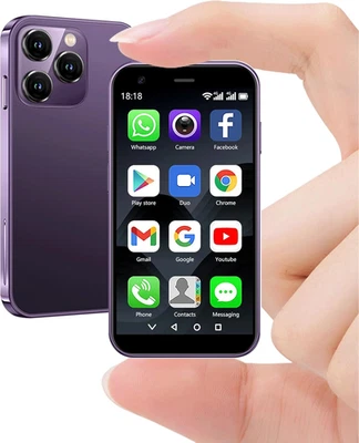Mini Smartphone 4G, Schermo HD Da 3,0", Doppia SIM Quad-Core, 3+32 GB, Telefono  - Immagine 1 di 4
