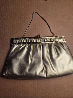 Vintage Mardane Gold Lame Clutch or Chain Evening Bag - Image 1 of 4