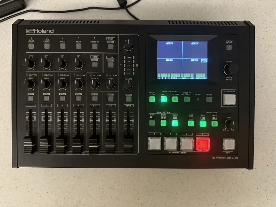 Roland VR-4HD All-In-One HD AV Mixer High Definition Multi-Format Good Condition - Image 1 of 4