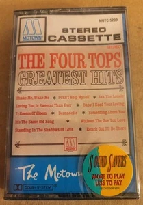 The Four Tops-Greatest Hits Cassette New/Sealed Motown Rec. No Promo Marks - Picture 1 of 2