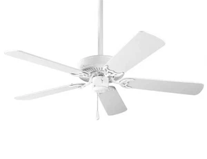 Progress Lighting Builder 42" 5 Blade Indoor Ceiling Fan, P2500-30 - White - Picture 1 of 9