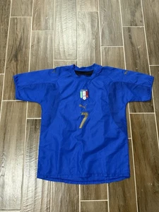 Maglia Italia Home Blu 2006 #7 Del Piero Taglia M Mondiali PUMA - Foto 1 di 5