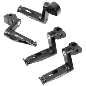 BLACK MFP Front Rear 40mm Lowering Foot Pegs For Suzuki SV650X 18 19 20 21 - Bild 1 von 5