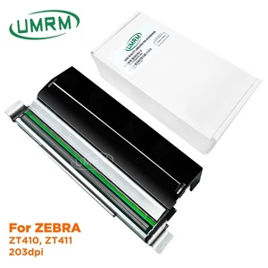 Głowica drukująca do Zebra ZT410 ZT411 203dpi Etykiety Drukarki Termiczne Transfer &Direct - Zdjęcie 1 z 7