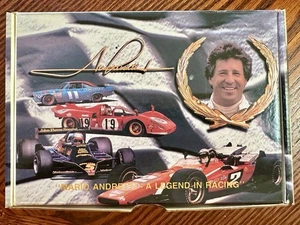 Mario Andretti 1992 Fifty Card Set, Sealed, Original Tin & Box - Picture 1 of 10