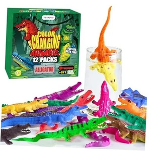 Color Changing No Hole Bath Toys for Toddlers Kids, Color Change Alligator Toy - Picture 1 of 7