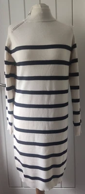 Vestido Suéter Papaya Rayas Mangas Largas Elástico - Pequeño (Ver descripción) Foto 1 de 4