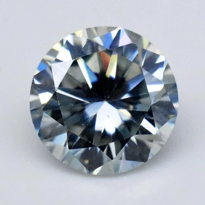 2.60 Ct D Color VVS 8 MM Round Faceted Moissanite Stunning Loose Gemstone - Image 1 of 4