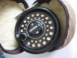Vintage Cortland Crown II Trout Fly Fishing Reel British Made Marked "40" & Case - Picture 1 of 11