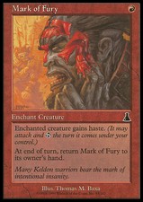 Magic the Gathering MTG Mark of Fury (93) Urza's Destiny   LP