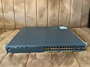 Cisco Catalyst 2960-X PoE+ Series Switch WS-C2960X-24PS-L - Picture 1 of 5