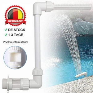 Springbrunnen Einstellbarer Pool Wasserfall Brunnen Kit Garten Wassersprühgerät - Bild 1 von 19