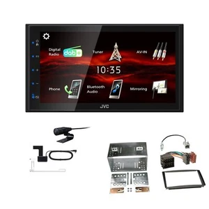 JVC Bluetooth 2DIN DAB+ Autoradio für KIA Cee'D 2007-2009 schwarz - Bild 1 von 5