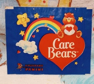 Nip Vintage 1985 Care Bears Panini Stickers 6 In Pack