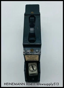 X0411 ~ Heinemann X0411 60A 1P 120/240 VAC 2W MCCB ~ Inspected/90 Day Warranty - Picture 1 of 4