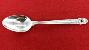 INTL Sterling Silver Royal Danish No Monogram 6" Tea Spoon - Picture 1 of 2