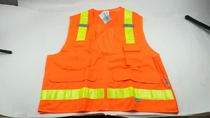 Ergodyne 8250ZHG-LXL GloWear Surveyors Safety Vest Orange Large/X-Large - Picture 1 of 12
