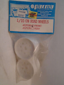 PARMA #17035 1/10 ON ROAD FRONT WHEELS NEW IN PACKAGE