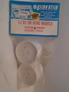 PARMA #17035 1/10 ON ROAD FRONT WHEELS NEW IN PACKAGE - Picture 1 of 2