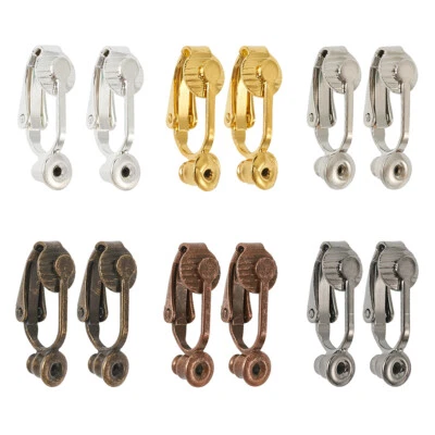 36 piezas/Caja Pendiente de Latón con Clip en Blanco Sin Pernos Convertidor Hallazgos 19 mm Foto 1 de 4