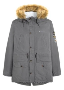 Lambretta Mens Carnaby Scooter Hooded Classic Mod Ska Badge Parka - 1520 - Picture 1 of 32
