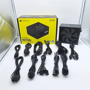 CORSAIR RM750x Fully Modular Low-Noise ATX PSU Cybenetics Gold -NOT WORKING- - Afbeelding 1 van 6