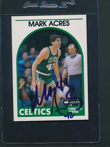 1989/90 Hoops #73 Mark Acres Celtics Signed Auto *D8635 - Picture 1 of 1