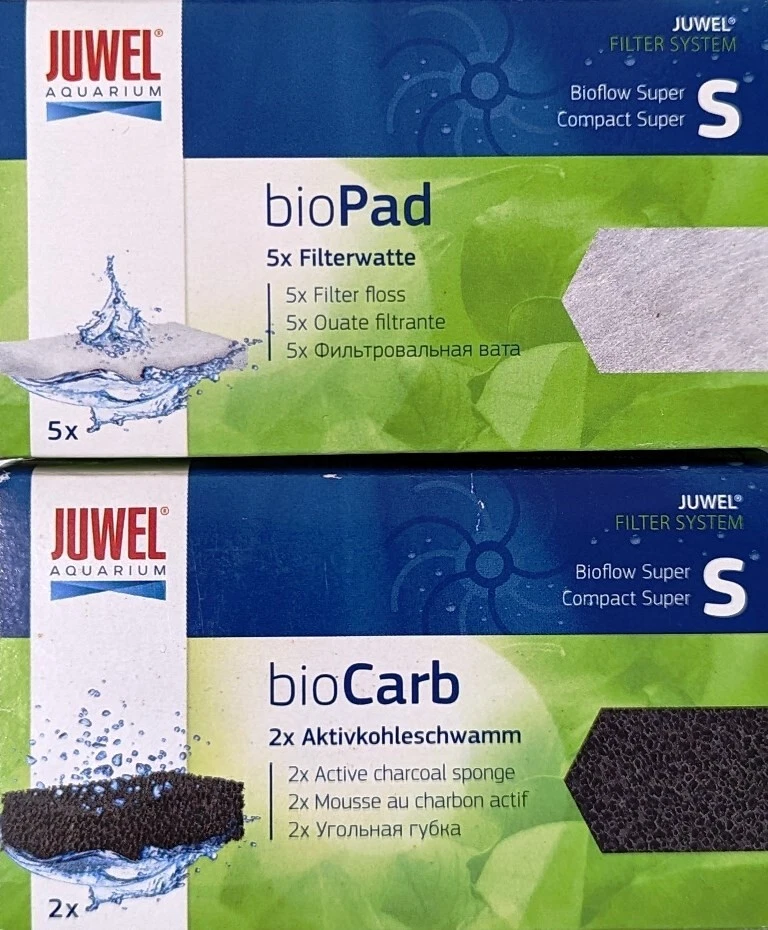 JUWEL BioCarb S e BioPad S OFFERTA Spugne Filtro Rekord Lana Carbone Compact - Immagine 1 di 1