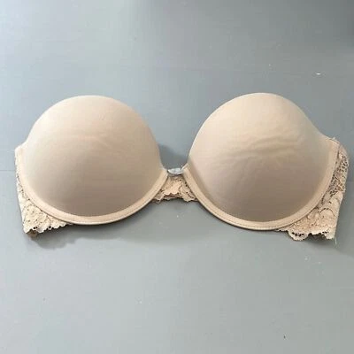 Sujetador push-up tostado Xhilaration para mujer con encaje talla 36C Foto 1 de 4