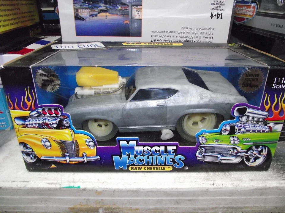 Muscle machines 1/18 69 chevelle raw  NIB - Image 1 of 1