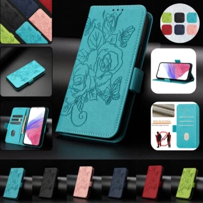 For Samsung Galaxy A55 A91 A25 5G A81 A73 5G PU Leather Wallet Flip Phone Case - Image 1 of 4