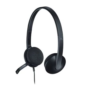 Logitech - Casque USB pour ordinateur H340 - Noir - Afbeelding 1 van 6