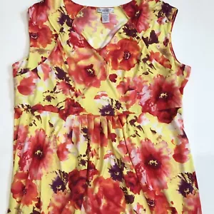 Roman’s 22W Plus Dress Flowerd Wrinkle Free - Picture 1 of 5
