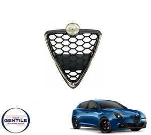 FRONTGRILL SCHILD WABEN FÜR ALFA ROMEO GIULIETTA CHROM GLÄNZEND - Bild 1 von 3