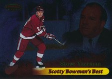 1998-99 Bowman's Best SCOTTY'S BEST #7 STEVE YZERMAN - Detroit Red Wings