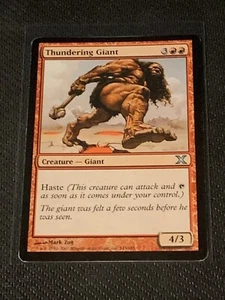 Magic the Gathering Tenth Edition Thundering Giant - Picture 1 of 2