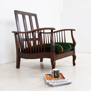 Wylie And Lochhead Arts And Crafts Reclining Armchair - Picture 1 of 13
